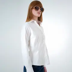 FDS - Blusa Cuello Camisero Manga Larga