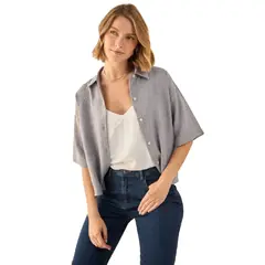 ESPRIT - Blusa para Dama de Corte Oversized Diseño Elegante