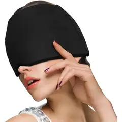 GENERICO - Gorro Gel Alivio Migraña Dolor Cabeza Compresa Frio Caliente
