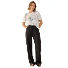 ESPRIT - Pantalón para Dama tipo Cargo Corte Recto Casual