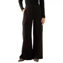 ESPRIT - Pantalón para Dama Tiro Alto Bota Ancha para Diario