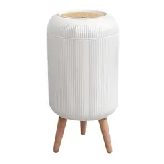 GENERICO - Caneca Redonda Moblihouse 1.5 L Para Basura Compacta Troque Blanco