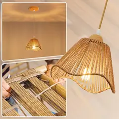 GENERICO - Paquete de 3 lámparas colgantes decorativas Bohemias