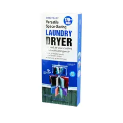 GENERICO - Tendedero De Ropa Rotativo Vertical 3 Niveles 24 Palillos