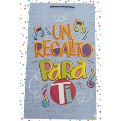 GENERICO - Bolsas Para Regalo 37 Cm - Estampados Alegres Pack X 12 Unid