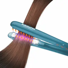 BABYLISS - Plancha De Cabello Nano Titanium NT 1000 Con sistema de Vibración Azul