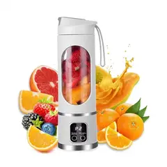 GENERICO - Licuadora Portatil Recargable 450 Ml para Batidos y Proteinas