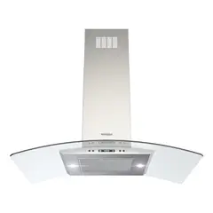 WHIRLPOOL - Campana Extractora 76cms Tipo Pared Whw7610s Gris Plateado 110v