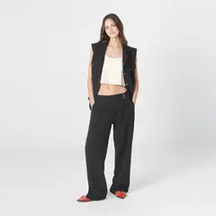 FDS - Pantalon Tiro Alto Bota Recta