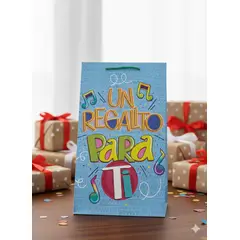 GENERICO - Bolsas Jumbo Para Regalo Pack X6 Diseños Alegres