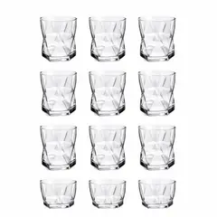 KITCHENWARE - SET X12 VASOS DOF ROMBUS 352ML 11.9 OZ