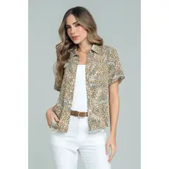 RAGGED - Camisa thorey Verde militar