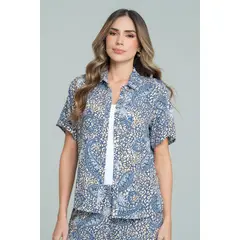 RAGGED - Camisa thorey Azul medio