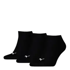 PUMA - Medias Originales Unisex Sneaker Plain 3 P Negro Unisex