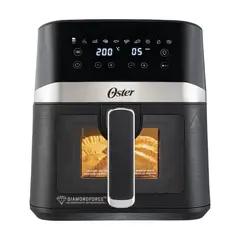 OSTER - Freidora de aire 4 Litros Digital DiamondForce Negra