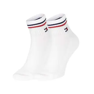 TOMMY HILFIGER - Pack blanco de dos pares de medias tobilleros