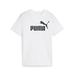 PUMA - Camisa Deportiva Original Ess No. 1 Logo G Blanco Niños