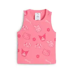 PUMA - Camisa Deportiva Original X Hello Kitty Rosa Niñas