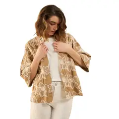 ESPRIT - Chaqueta para Dama Tipo Kimono Fresca y Sofisticada