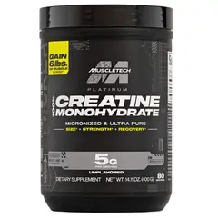MUSCLETECH - Platinum Creatina Fuerza y Recuperación Extrema 100% Pura ENVIO RAPIDO
