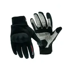 GENERICO - Guantes Moto Shopper Antideslizantes Semi Impermeable con Protección para Nudillos y Tela Antitranspirante