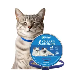 GENERICO - Collar Gato Feromonas Calmante Tranquilizante Antiestres