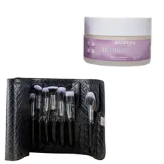 MONTOC MAKEUP - Gel De Ácido Hialurónico Brochas Maquillaje X36 Piel Suave