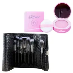 ATENEA - Polvo Gel Matificante Acabado Suave Brochas Maquillaje X36