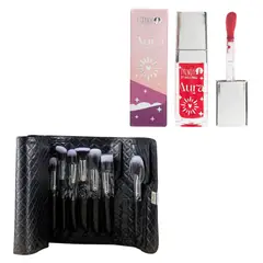 TRENDY - Brillo Labial Final Mágico Brochas De Maquillaje X36