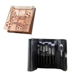 TRENDY - Paleta De Sombras 9 Tonos Brochas Maquillaje Pro X36