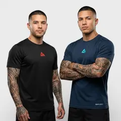 RIPPLE FT - Combo x2 Camisetas Deportivas Control Sudor Originales RIPPLE
