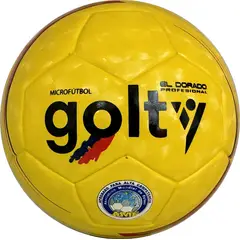 GOLTY - Balón De Microfútbol Dorado Profesional