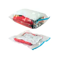 GENERICO - Bolsa Aspiradora Para Organizar Ropa De Viaje 60 X 80 Cm