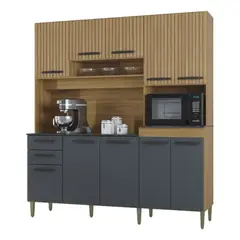 GENERICO - Alacena Mueble Auxiliar Cocina Elisa Acanalada Dam - Gr