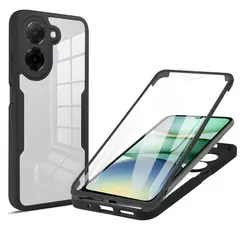 GENERICO - Estuche Protector Funda 2 En 1 360 Para Redmi A5 Negro