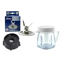 OSTER - 1 Kit Mini Vaso De Plastico Compatible Con Licuadoras