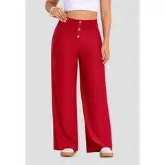 MARKETING PERSONAL - Pantalón Mujer Rojo Mp 3407