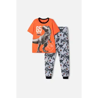 UNIVERSAL - Pijama de Jurassic World pantalón largo multicolor para niño