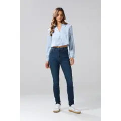 KOAJ - Jean azul oscuro tipo jegging ajustado con tiro súper a Mujer