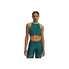UNDER ARMOUR - Sujetador Mujer HEATGEAR MESH TANK Verde