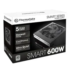 THERMALTAKE - Fuente de Poder Smart 600W 80 Plus White