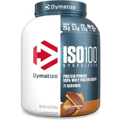 DYMATIZE - ISO 100 5 Libras Chocolate Mantequilla de Mani -