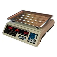 ICM - Bascula Electrónica Balanza Digital pesa 40 Kg ACS-A9T BLANCA