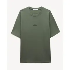 SEVEN SEVEN - Camiseta Relaxed Estampada Para Hombre Verde