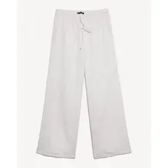 SEVEN SEVEN - Pantalón De Silueta Amplia Con Cordón Para Mujer Blanco