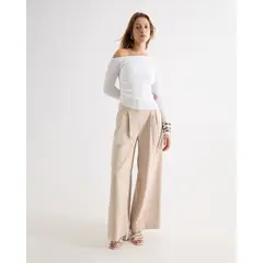 SEVEN SEVEN - Pantalón Para Mujer Moda Color Crema Marca #28071957