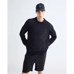 SEVEN SEVEN - Saco Binado Para Hombre Negro