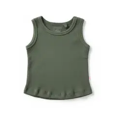 BIGBOYS - Crop Rib Verde Niña