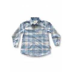 BIGBOYS - Blusa Cuadros Azul Niña