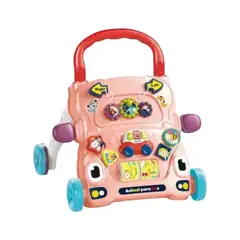 KIDSHOP - Andador Caminador Bebe Con Luz Y Sonido He0833 ROSA